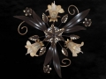 Joint 3-Wrought Iron Ceiling Fixture