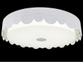 Lyjoll White Drape Textured Ceiling Lighting Large 