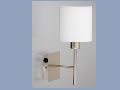 White Fabric Sconce - 29,00 TL