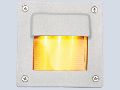 Yellow Led Recessed Square Downlight Fixture