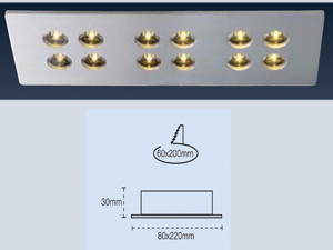Power Led Downlight Recessed