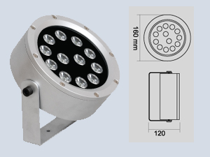 12x3 Power Ledli Dış Mekan Projektör