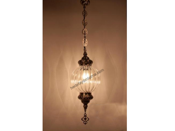 20 'Metal Acceso Glass Suspended Light