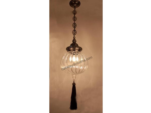 Dark Brown Suspended Light