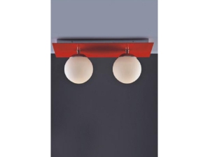 2\'li Ball Red Ceiling Lıght