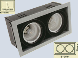 2x35-70-150w Metal Halide Sıva Altı