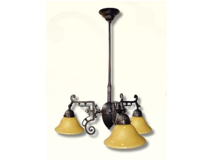 3'lu Yellow Classic Pendant
