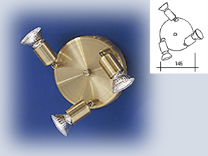 3\'lü Sarı Metal Spot