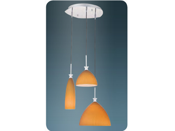 3x Orange Decorative Lighting