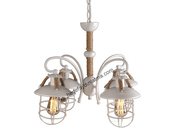 4'Lü Rope Chandelier