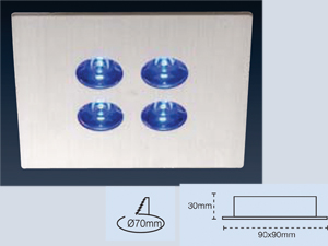 Power Led Downlight Recessed