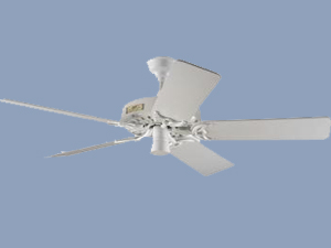 5 Arm White ceiling fan