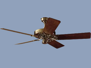 Sleeves 5 Walnut / Oak Ceiling fan