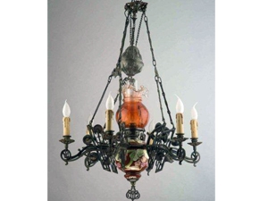 6 Classic Gas Lamp Ceramic Chandelier