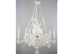 6 Classic Gas Lamp Ceramic Chandelier