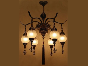 6\'lı Klasik Osmanlı Sarkıt 70cm