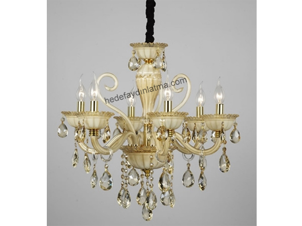 6 Crystal Chandelier