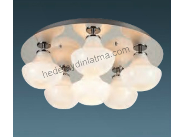 6'lı Opal Camlı Tavan Armatürü