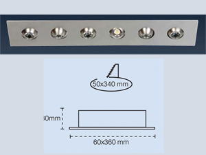 Power Led Downlight Recessed
