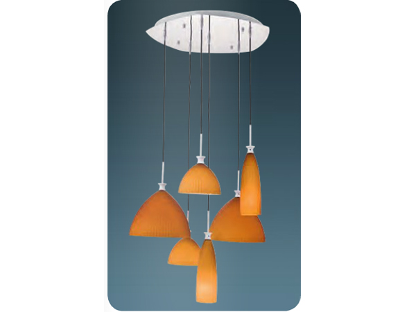 6x Orange Decorative Lighting
