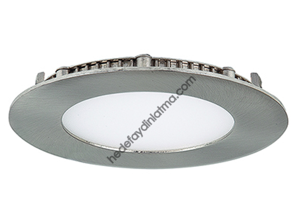 6w Led Panel Armatür-Saten Nikel
