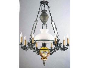 9 Classic Gas Lamp Ceramic Chandelier