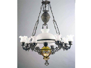 9 Classic Gas Lamp Ceramic Chandelier