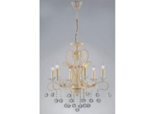 Six Classic Yellow Chandelier
