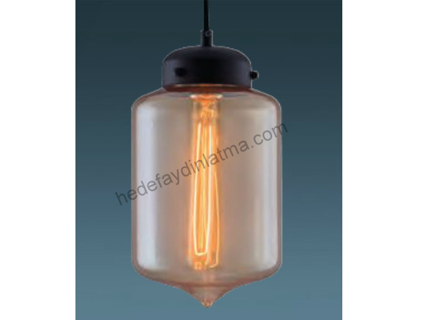 Amber Renkli Metal Sarkıt