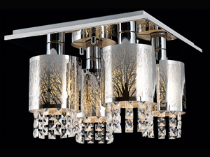 Apex 4\'lü Kristal Tavan Armatür