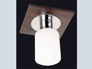 Atlas Single Wooden Ceiling Fixture