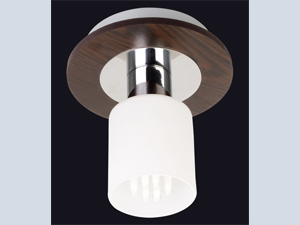 Atlas Single Wooden Ceiling Fixture