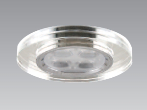 Mirror Glass Flush Mount Spot