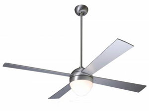 Ball Aluminium Ceiling Fan W/Light
