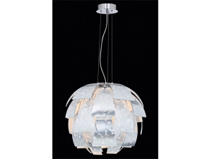  Barotte Embroidered Grey Baroque Pendant 