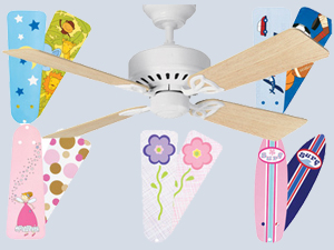 Color Ceiling fan Bayport 4 Poultry