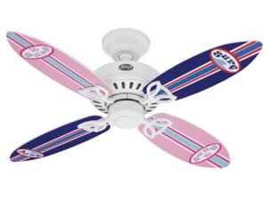Bayport Surf Wood Children Ceiling Fan