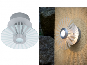  Bayrot Satin Nickel Outdoor Wall Light