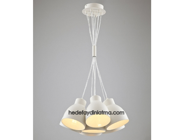 White 7'li pendant