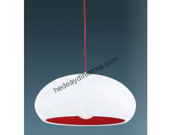 White Opal Glass Pendant