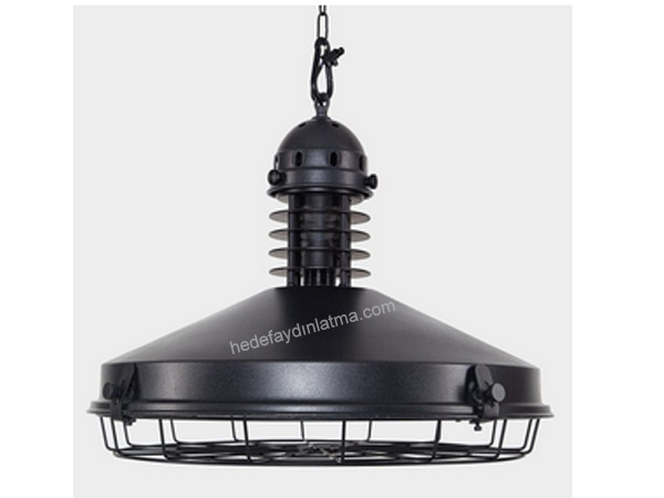 Black Wire Cage Pendant