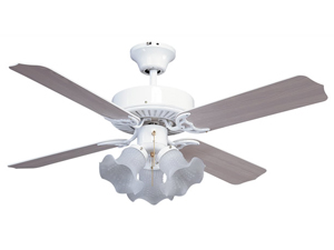Builder White 107cm. Ceiling Fan