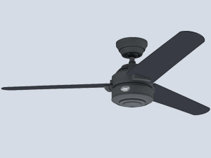 3 Arm Ceiling fan Carera Graphite