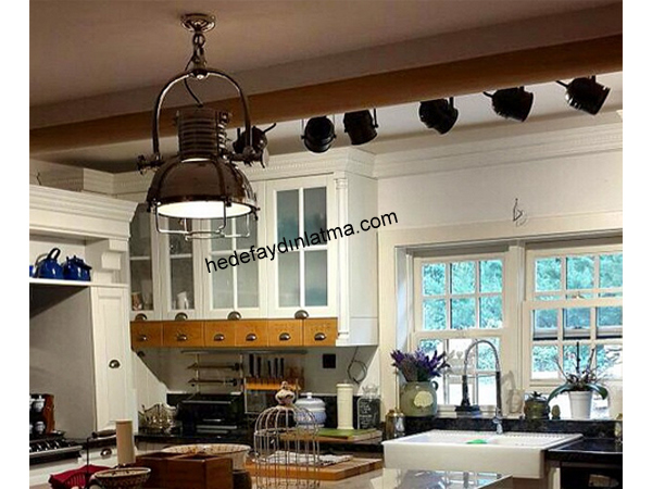 Chrome Industrial Pendant