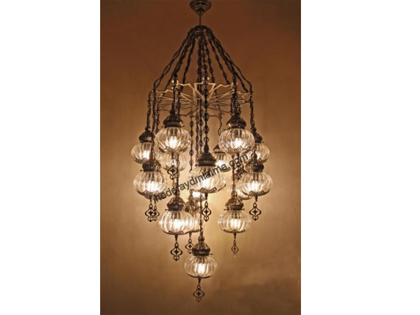 Çoklu Osmanlı Cam Sarkıt