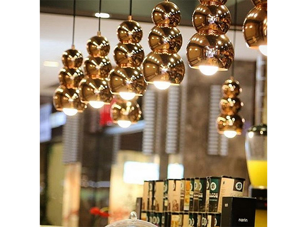 Copper Triball Pendants 