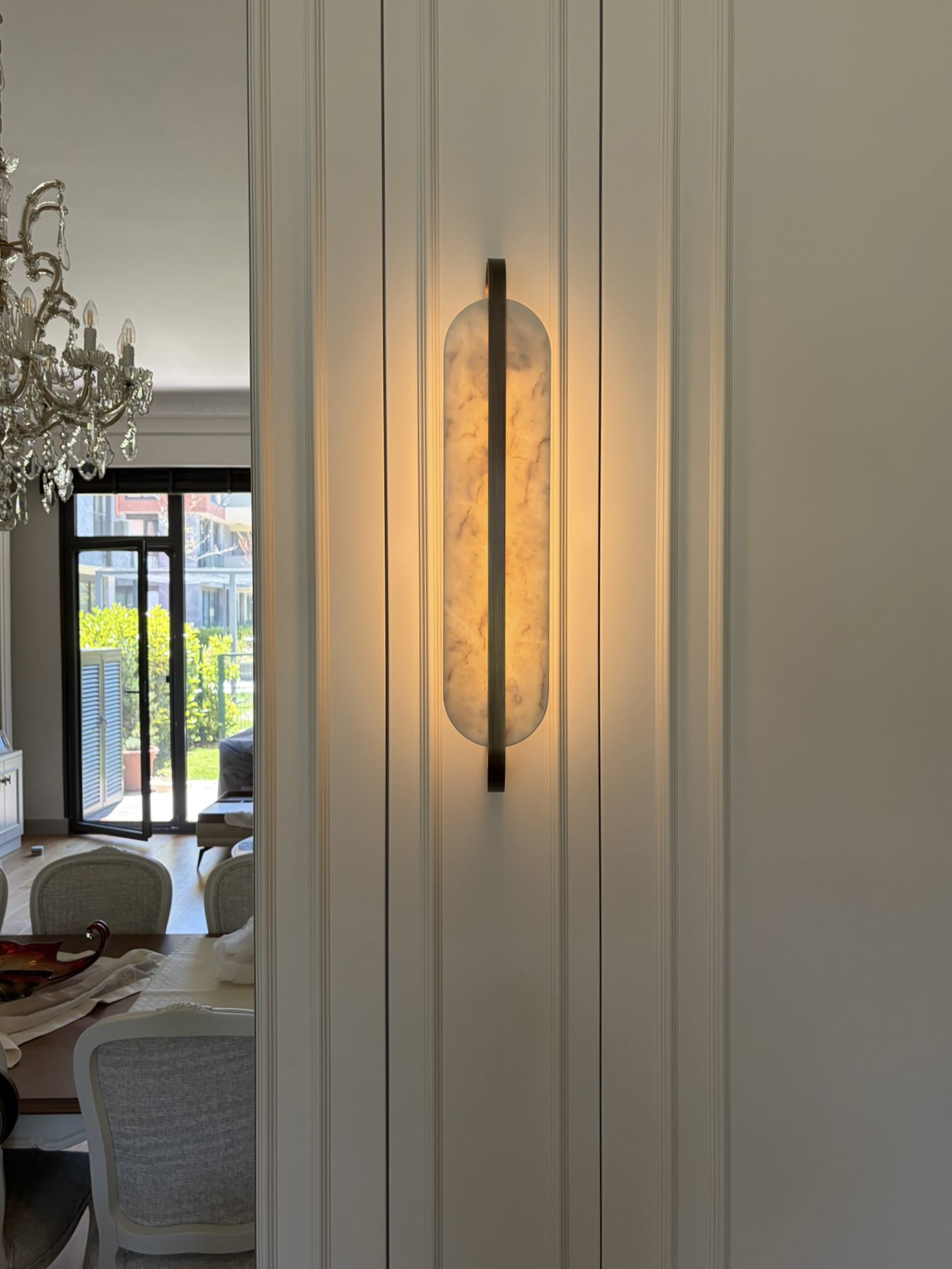 CREU Handmade Marble Wall Sconce