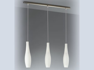 Glass 3\'lü White Droop