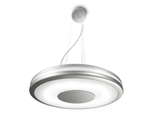 Grey Disc Pendant