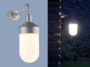 Gümüş Gri Luminaire Aplik